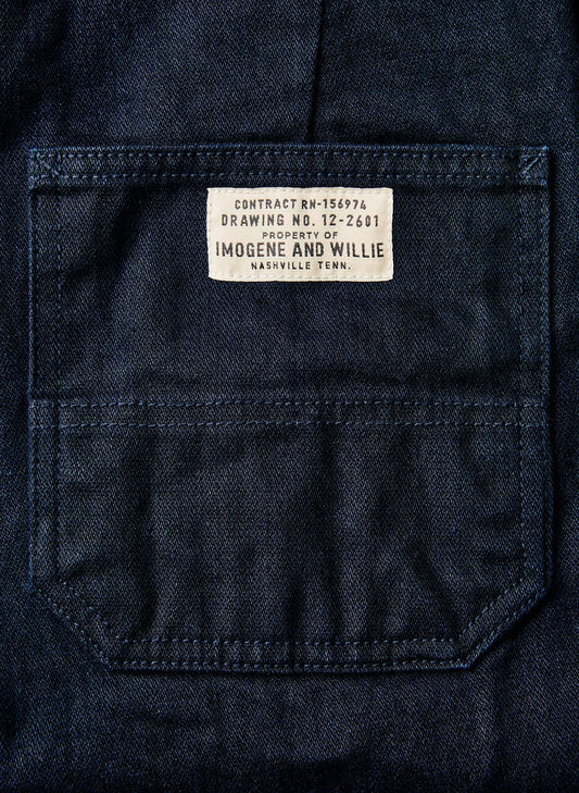 Hencye Workpant - Black Indigo