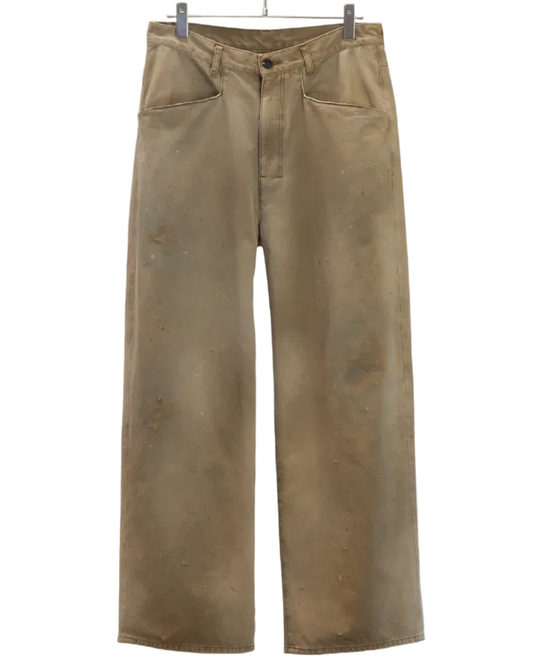 Chino Wide Slacks - Beige