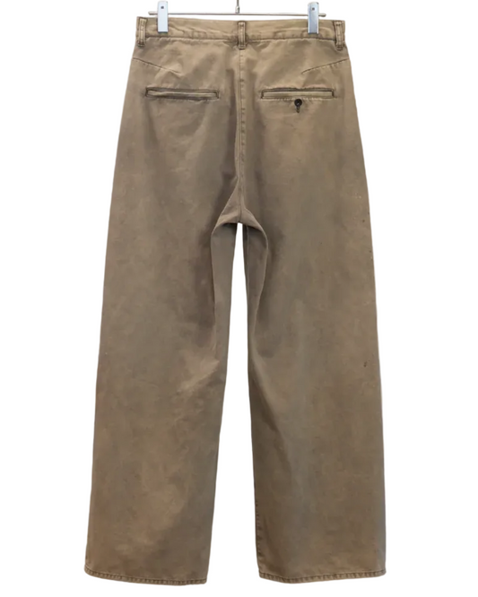 Chino Wide Slacks - Ash
