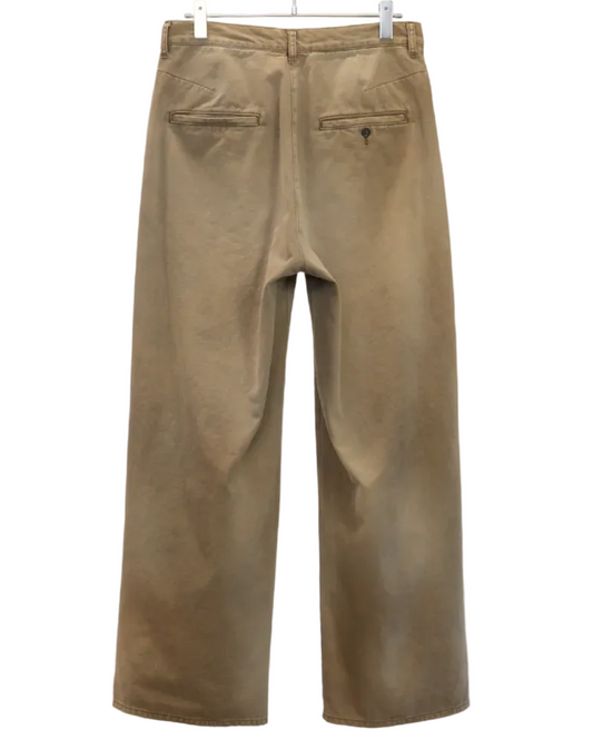 Chino Wide Slacks - Beige