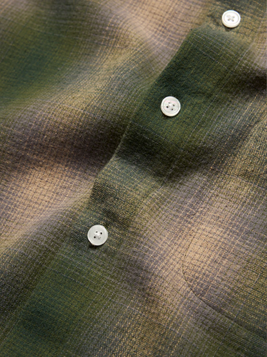 Wagon Flannel - Burst Green