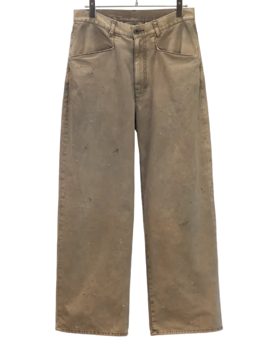 Chino Wide Slacks - Ash