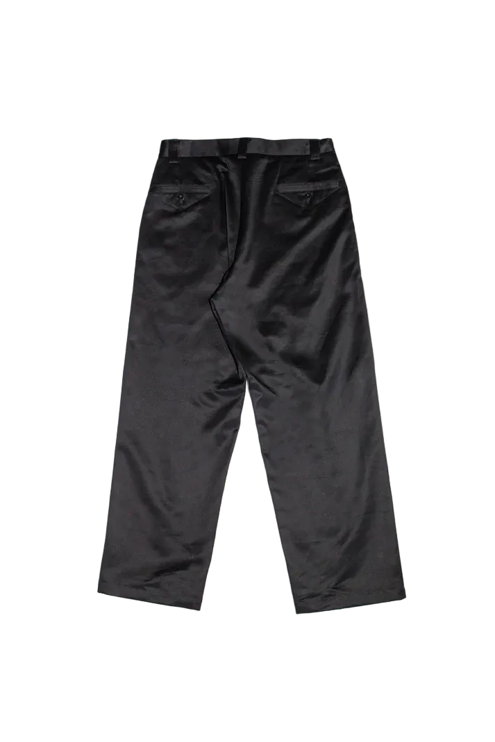 Rhombus Chino Pants - Black