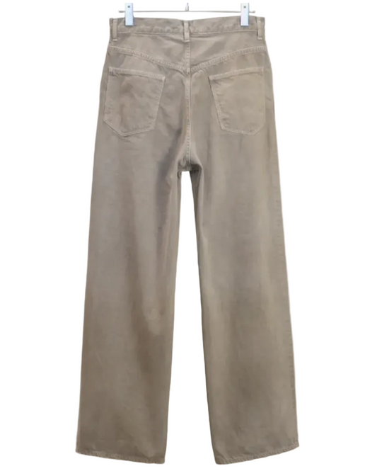 Aging Middle Straight 5P Denim Pants - Gray