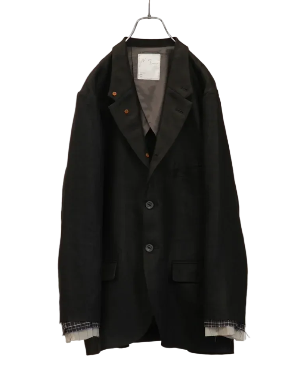 Layered Tailored Jacket - Black