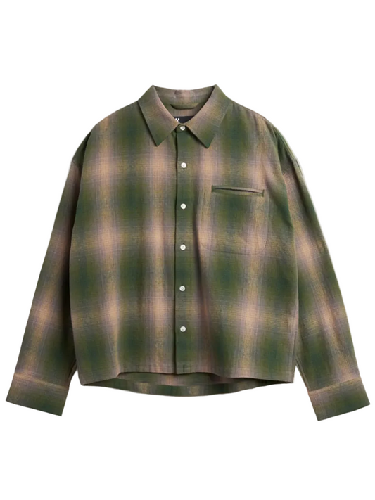 Wagon Flannel - Burst Green