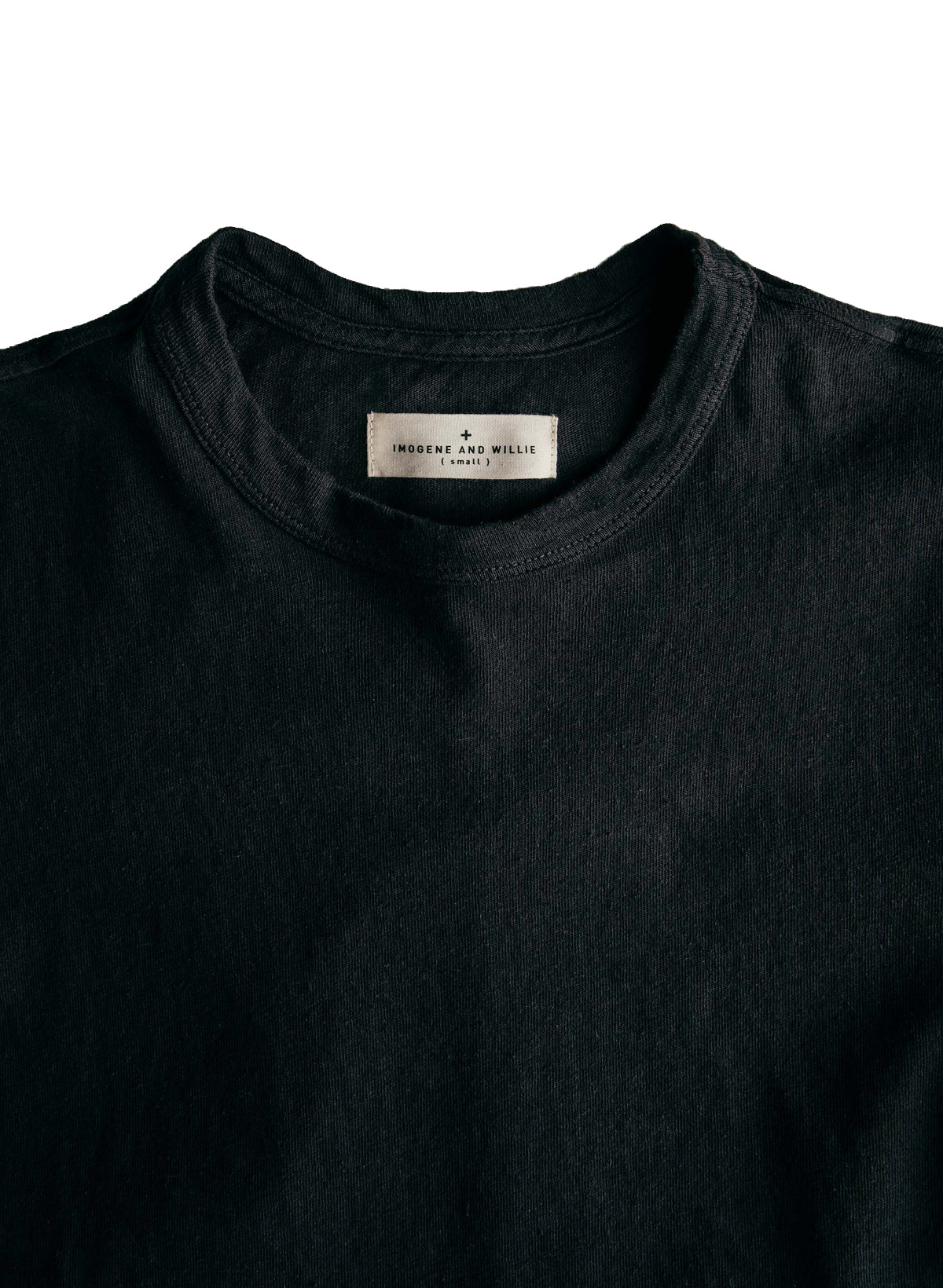 Black Knit Midweight Crew