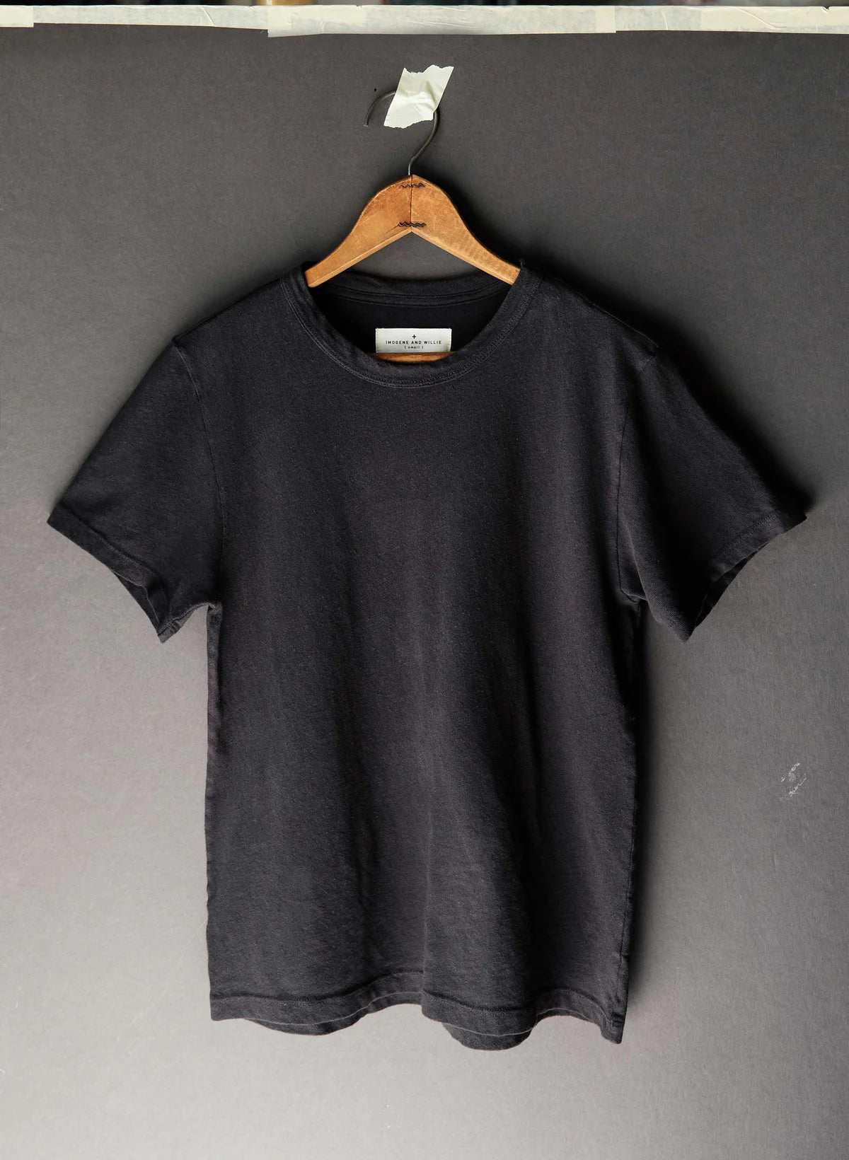 Black Knit Midweight Crew