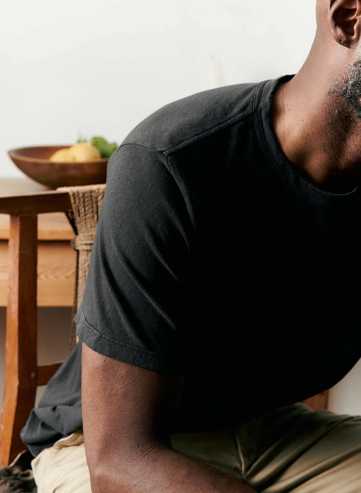 Classic Knit Crew - Faded Black