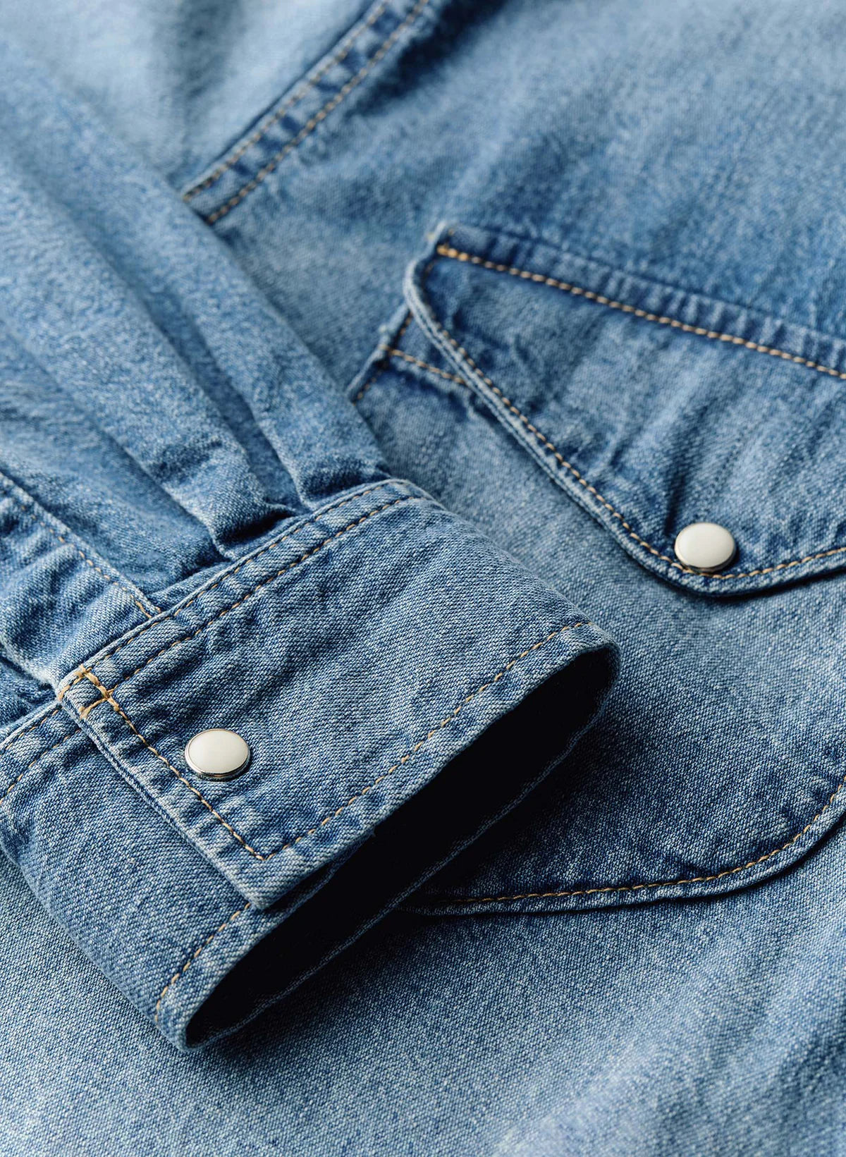 Hayes Washed Pearl Snap
