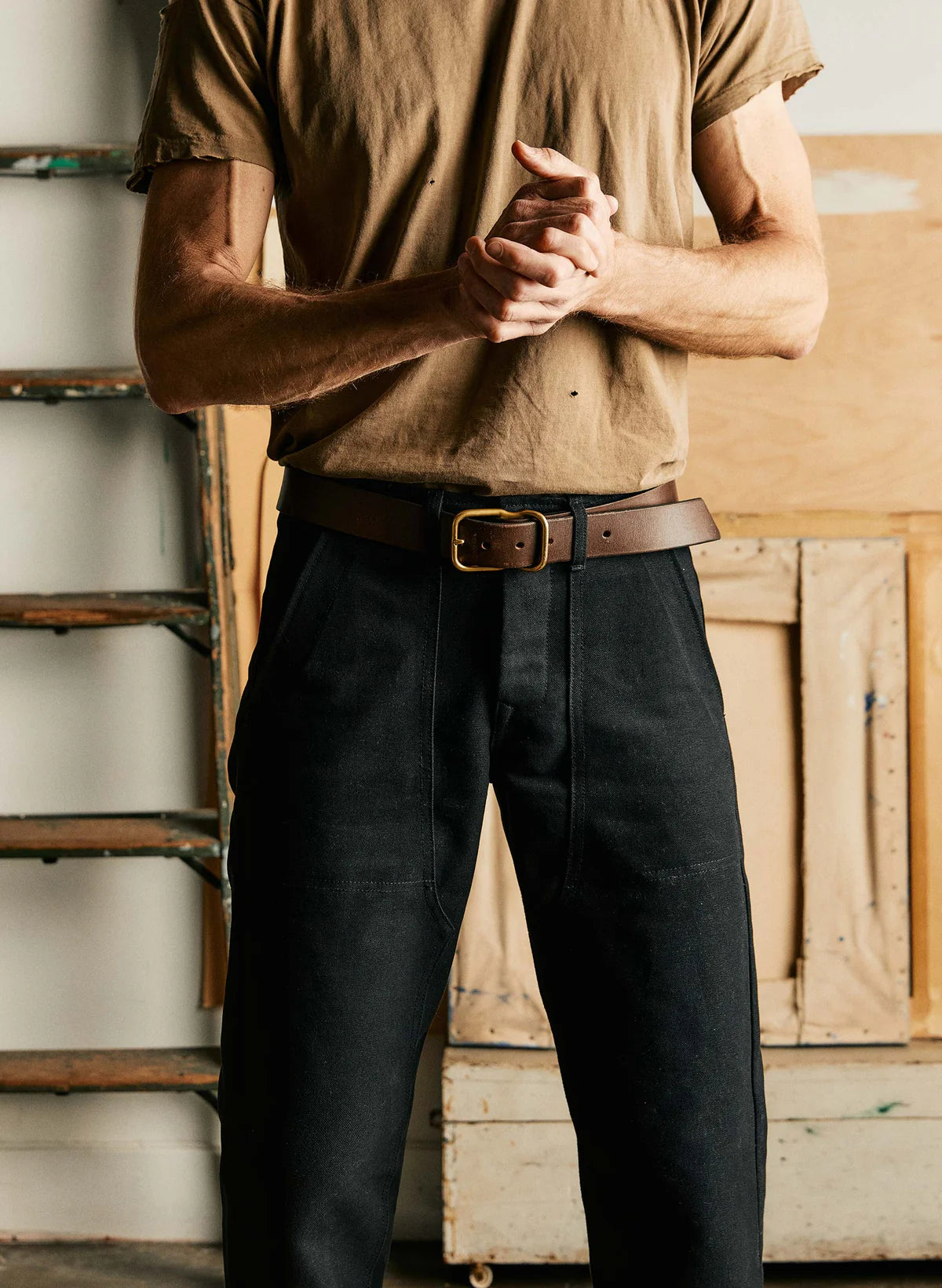 Hencye Canvas Workpant - Black