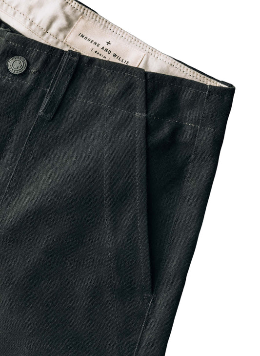 Hencye Canvas Workpant - Black