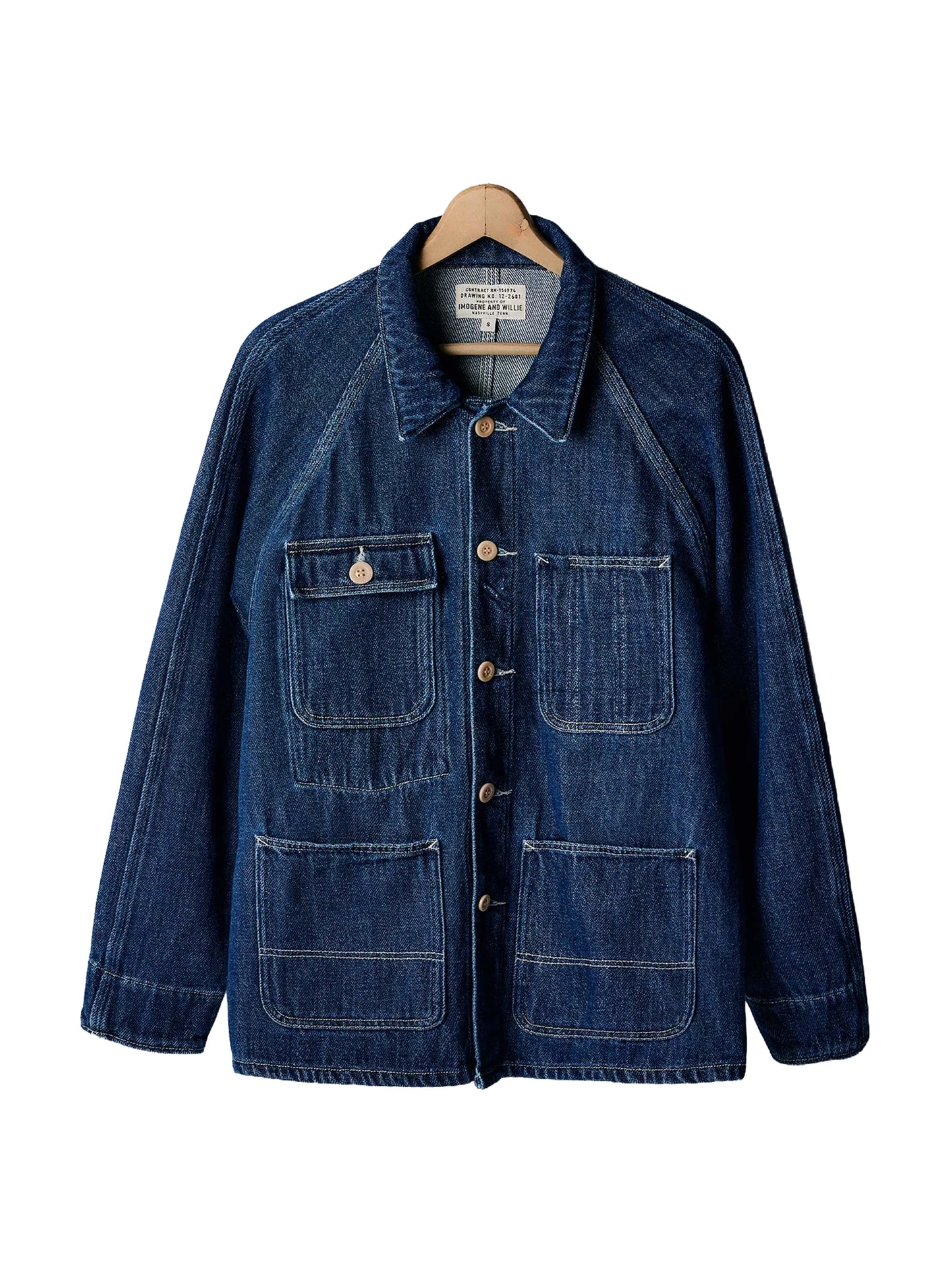 Mill Valley Raglan Jacket - Indigo