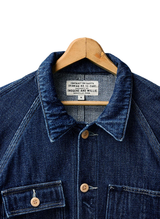 Mill Valley Raglan Jacket - Indigo