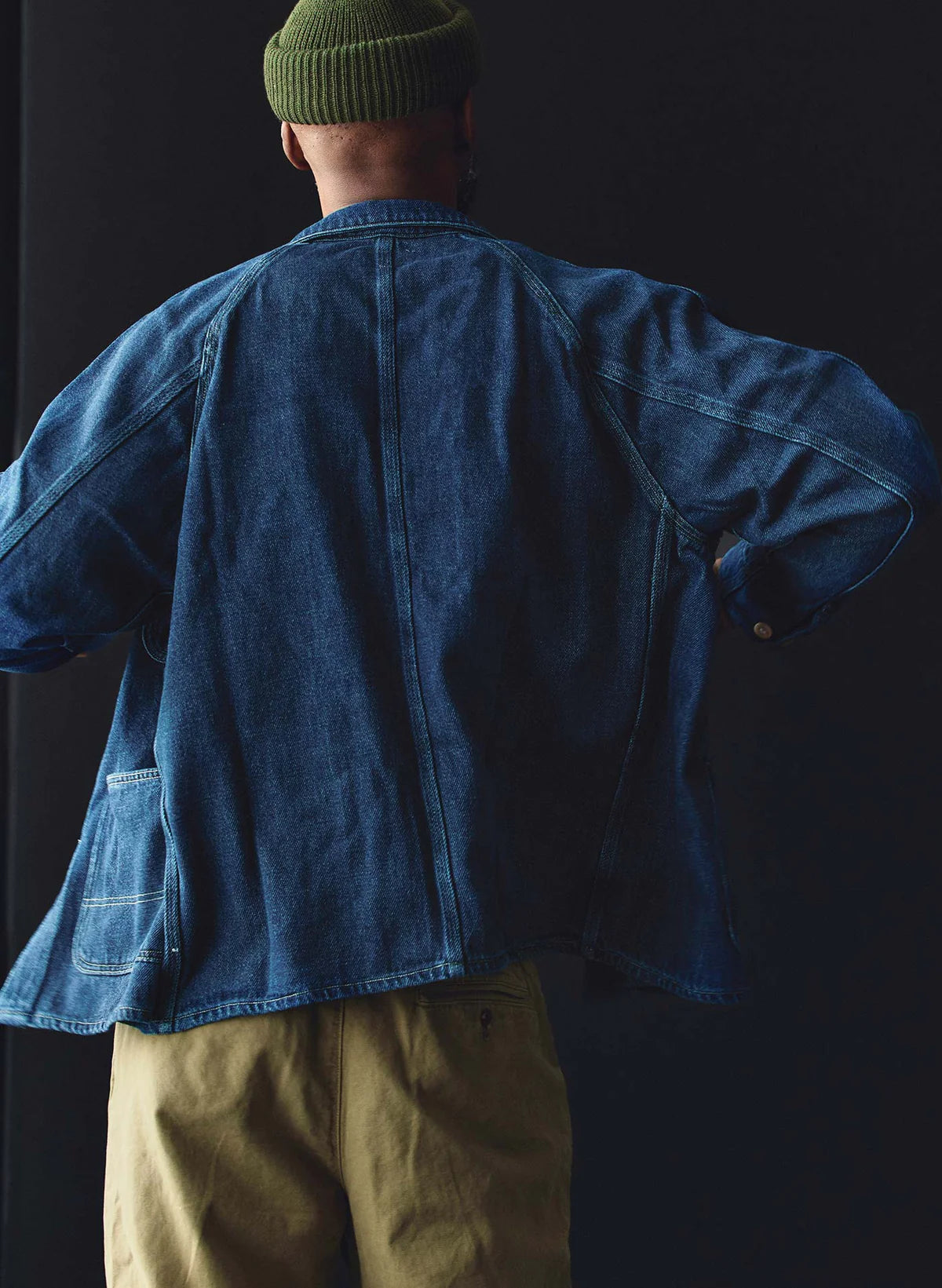Mill Valley Raglan Jacket - Indigo