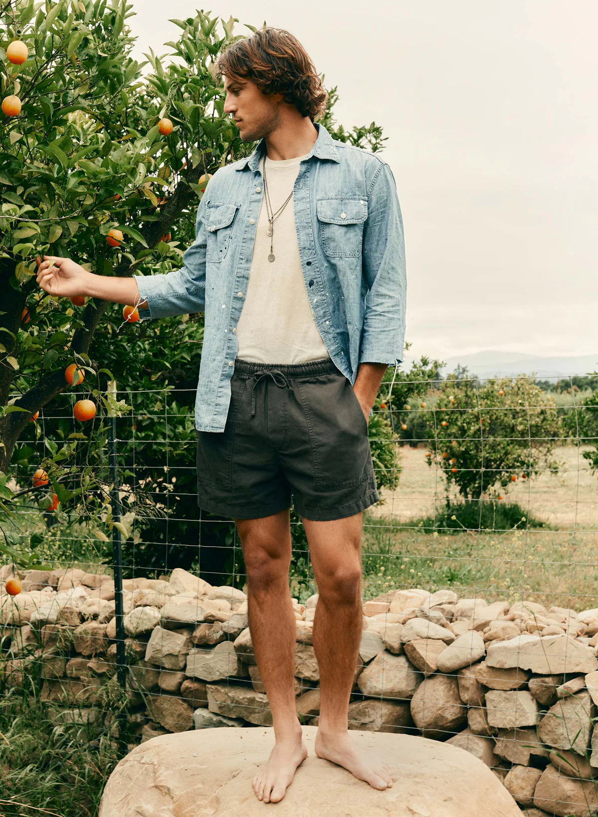 The Canvas Lounge Short - Faded Black