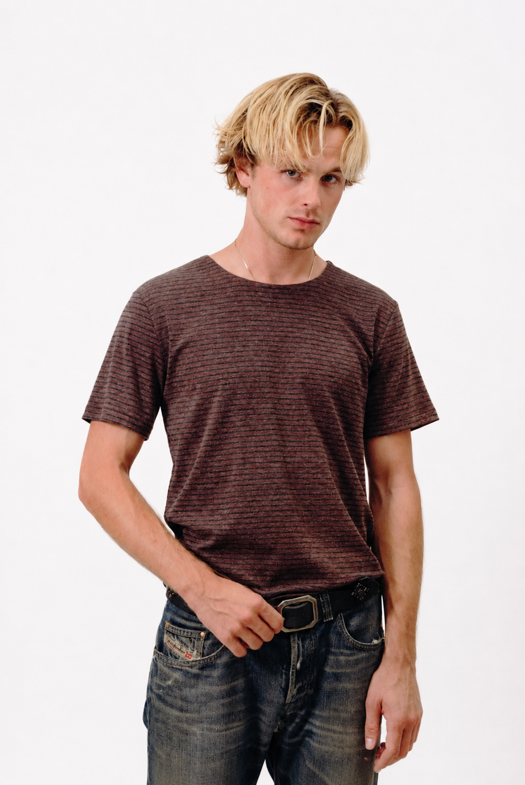 The Mathew T  — Brown Stripe