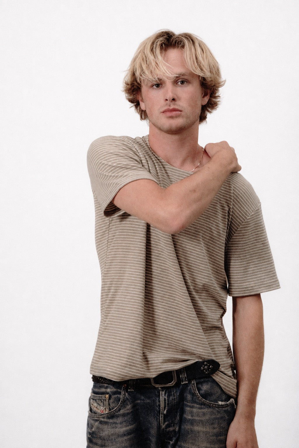 The Mathew T  — Grey Stripe