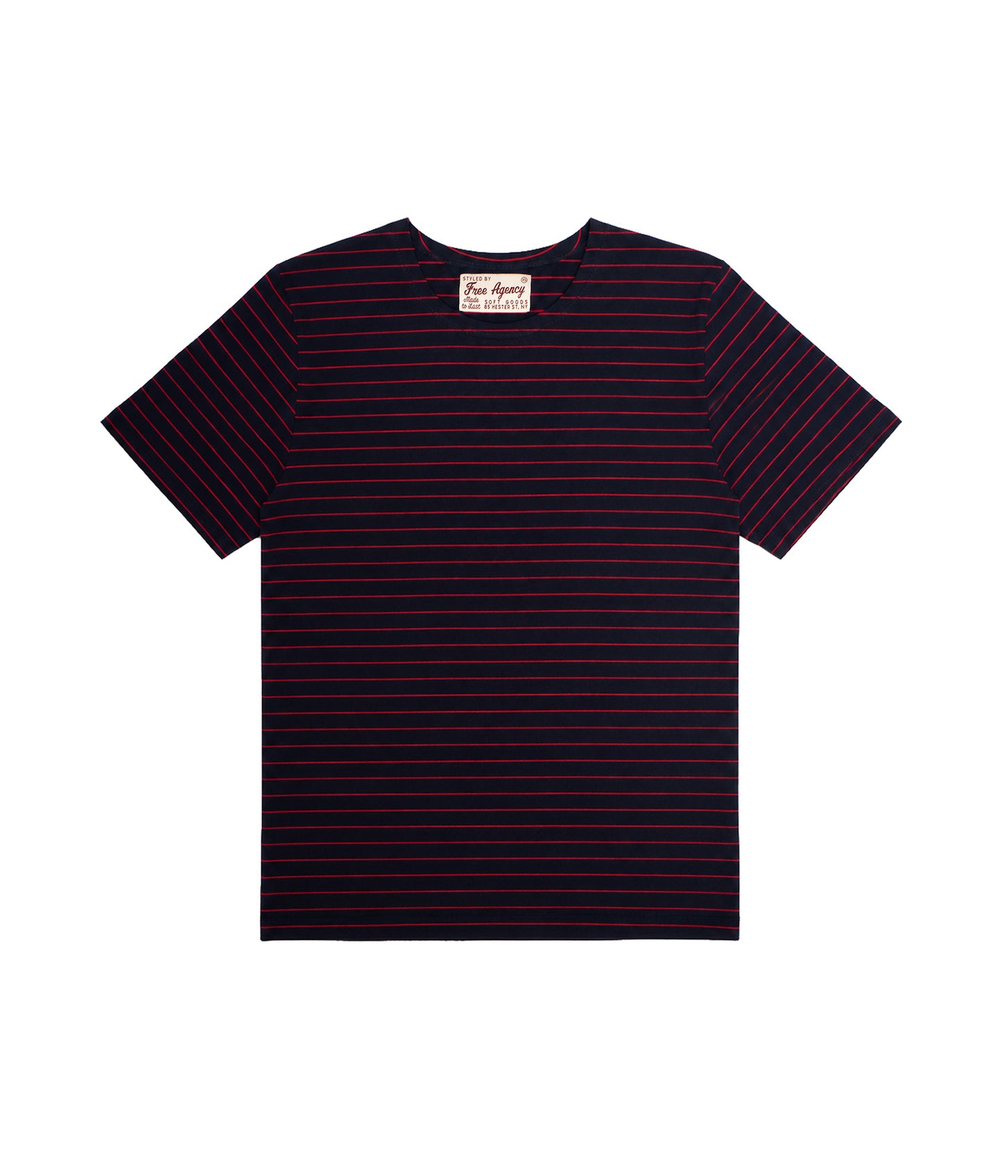 The Mathew T  — Navy Stripe