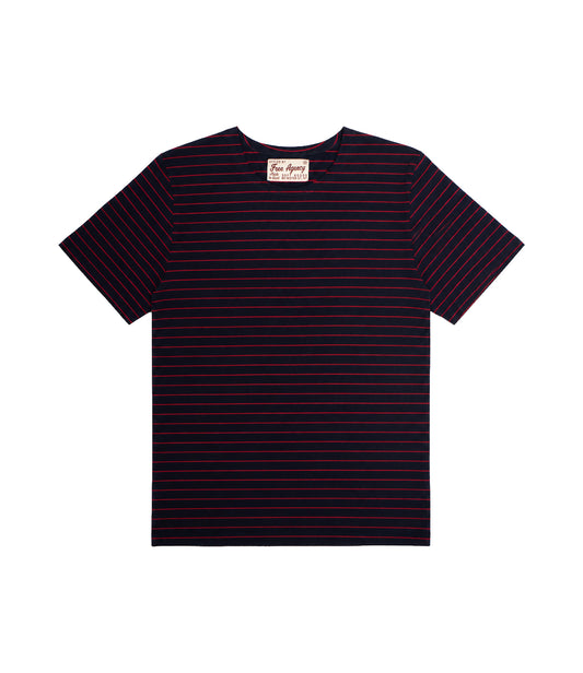 The Mathew T  — Navy Stripe