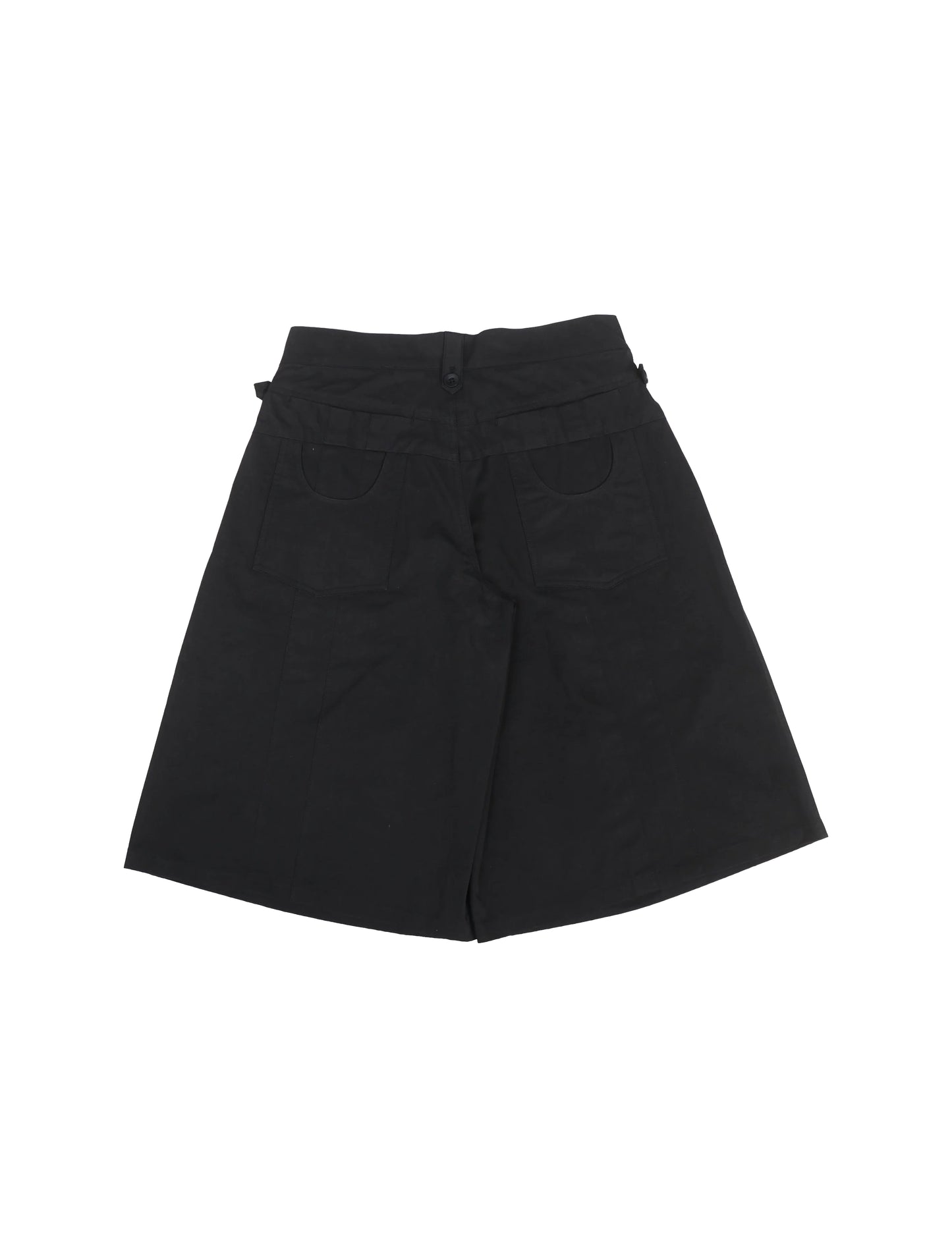Poplin Pleated Shorts