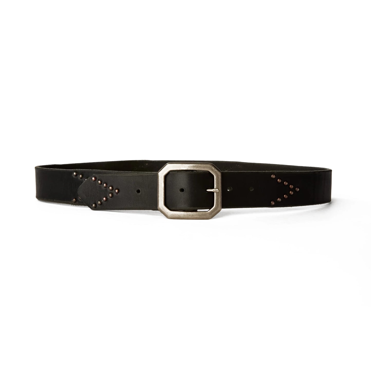 Studded Chevron Belt - Black