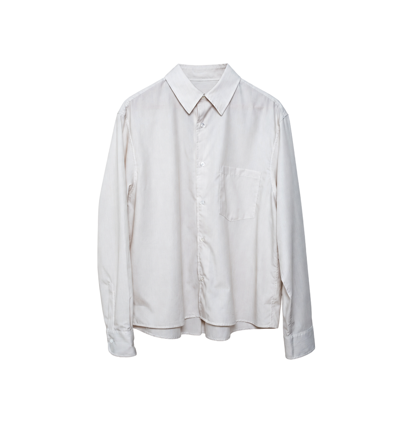 The Patrick Shirt - White and Beige