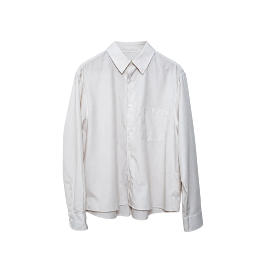 The Patrick Shirt - White and Beige