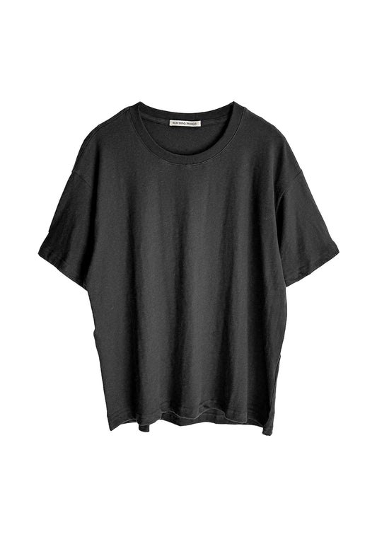 Linen T-shirt - Black