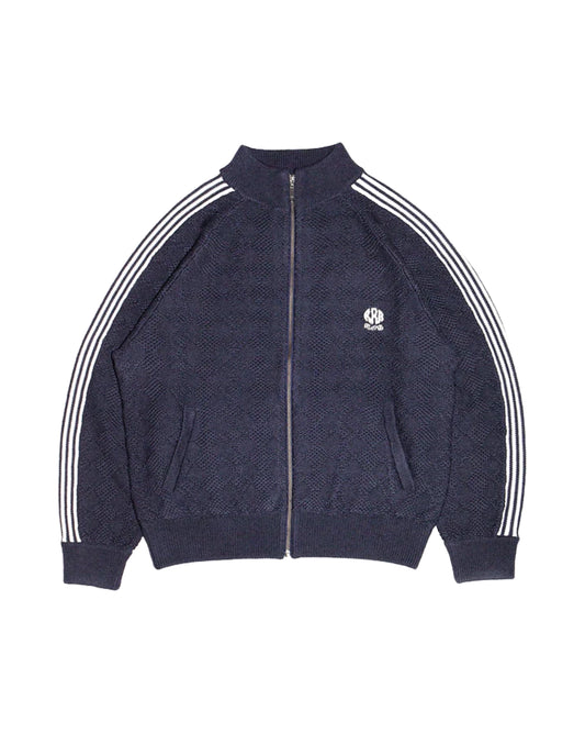 Knitted Training Jacket - Fade Black