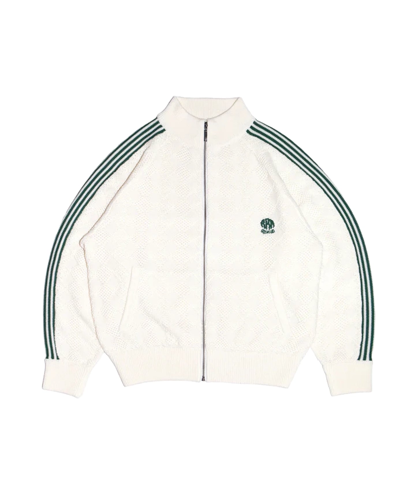 Knitted Training Jacket - Off White