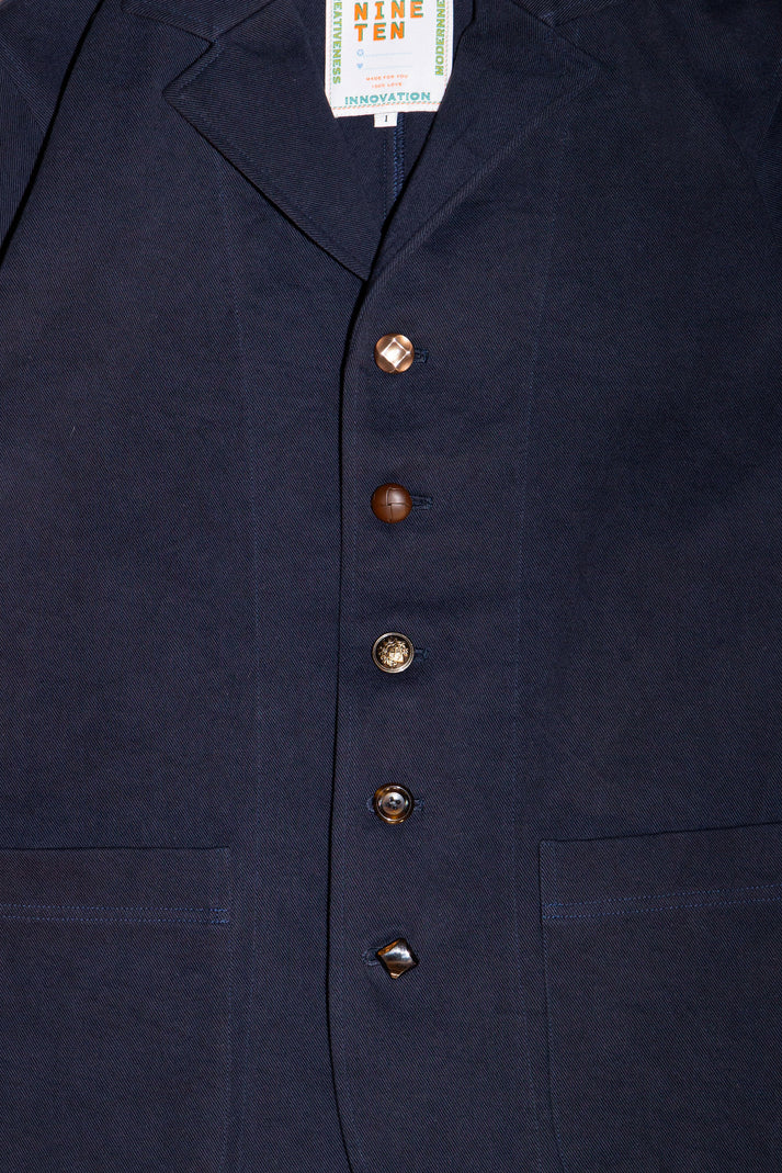 Mismatched 5B Jacket - Navy