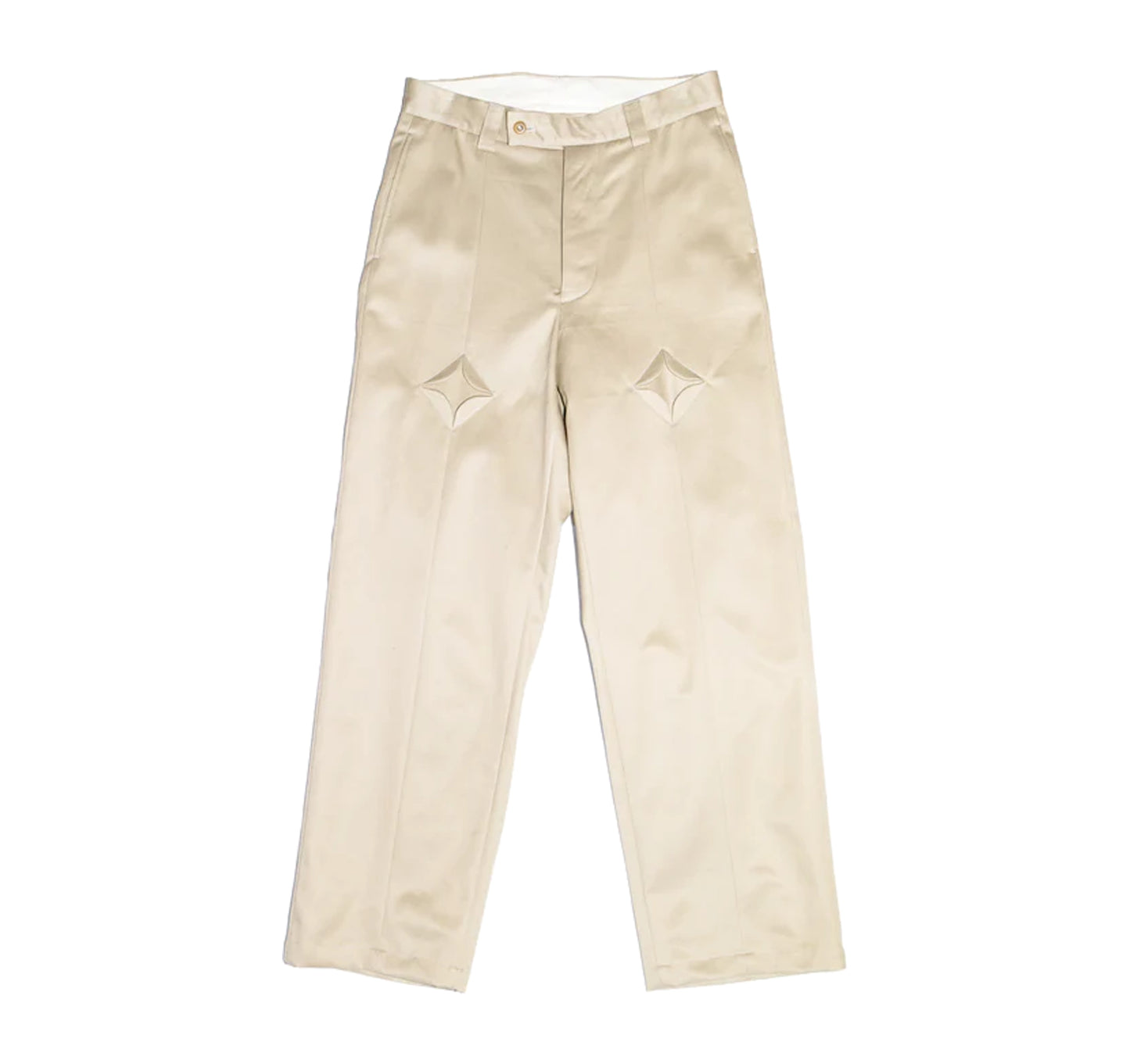 Rhombus Chino Pants - Sand Beige