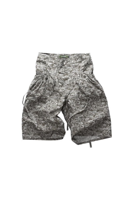 Biella Shorts - Camo Jacquard