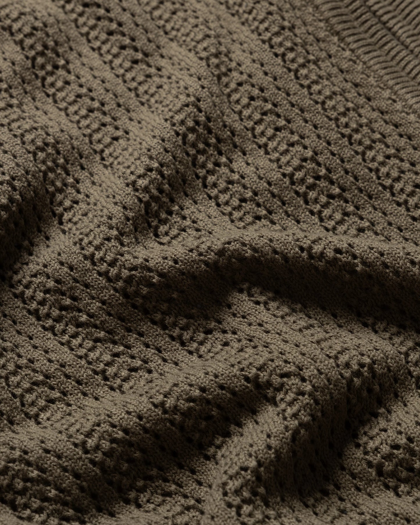 Pointelle Creek Hoodie - Olive