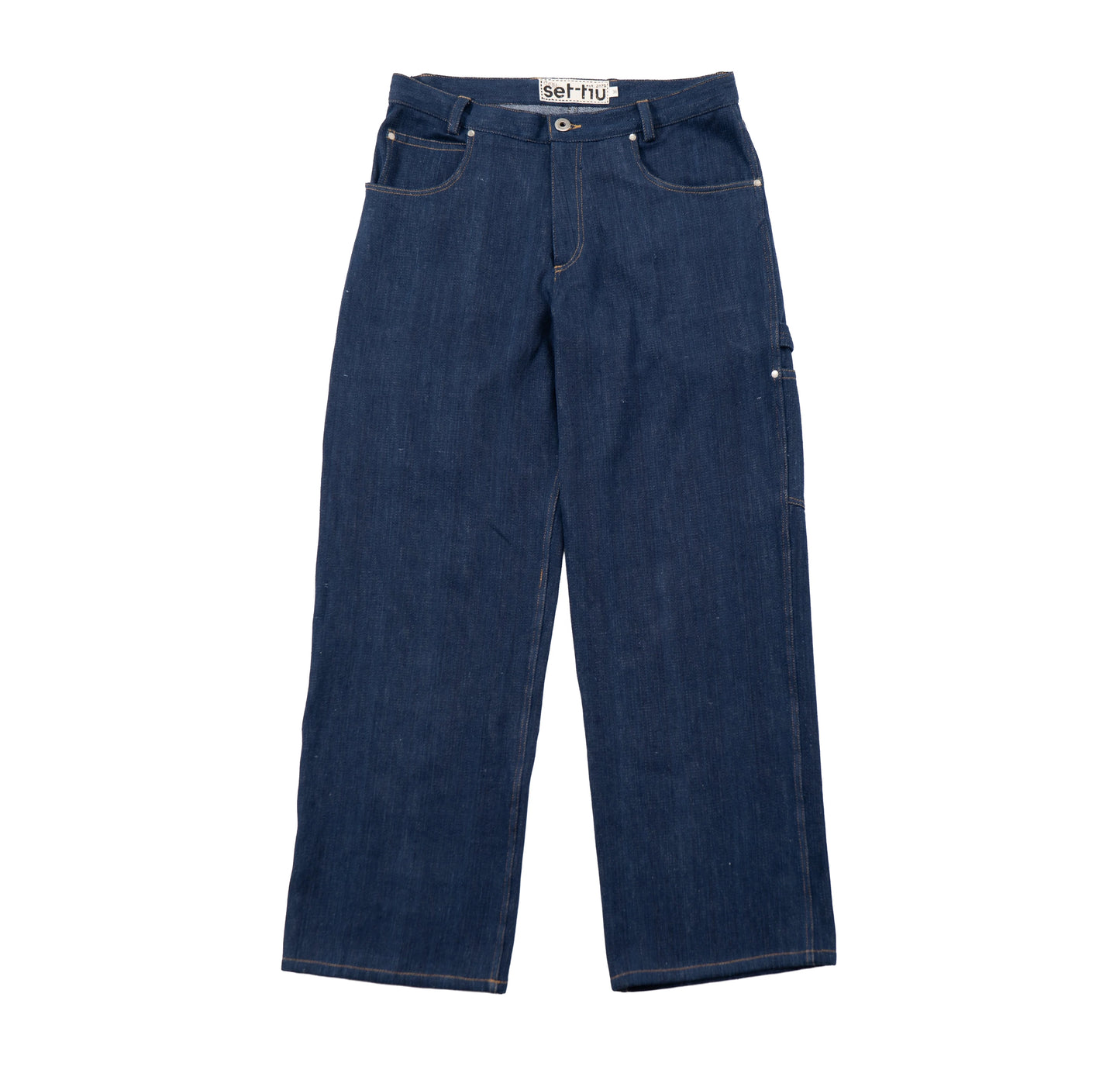 8-Pocket Utility Jeans - Indigo