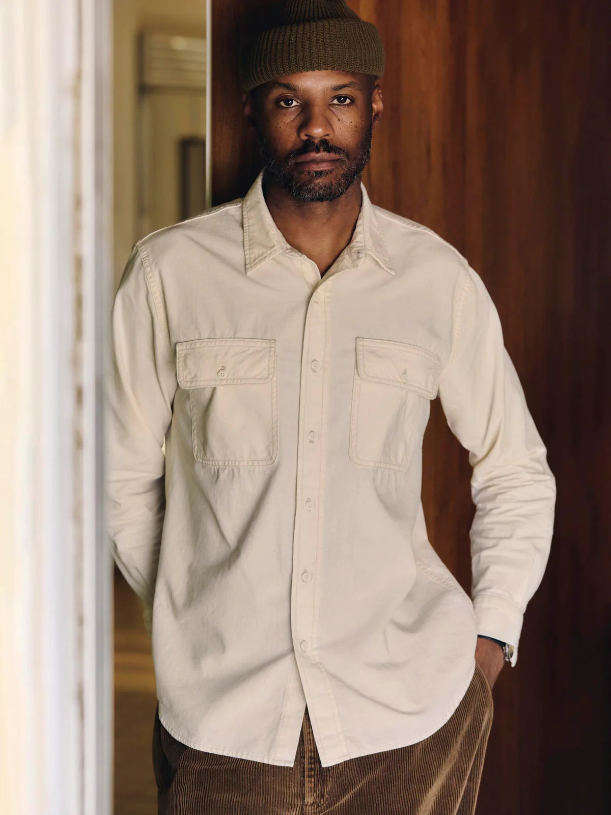 Earl Natural Chambray