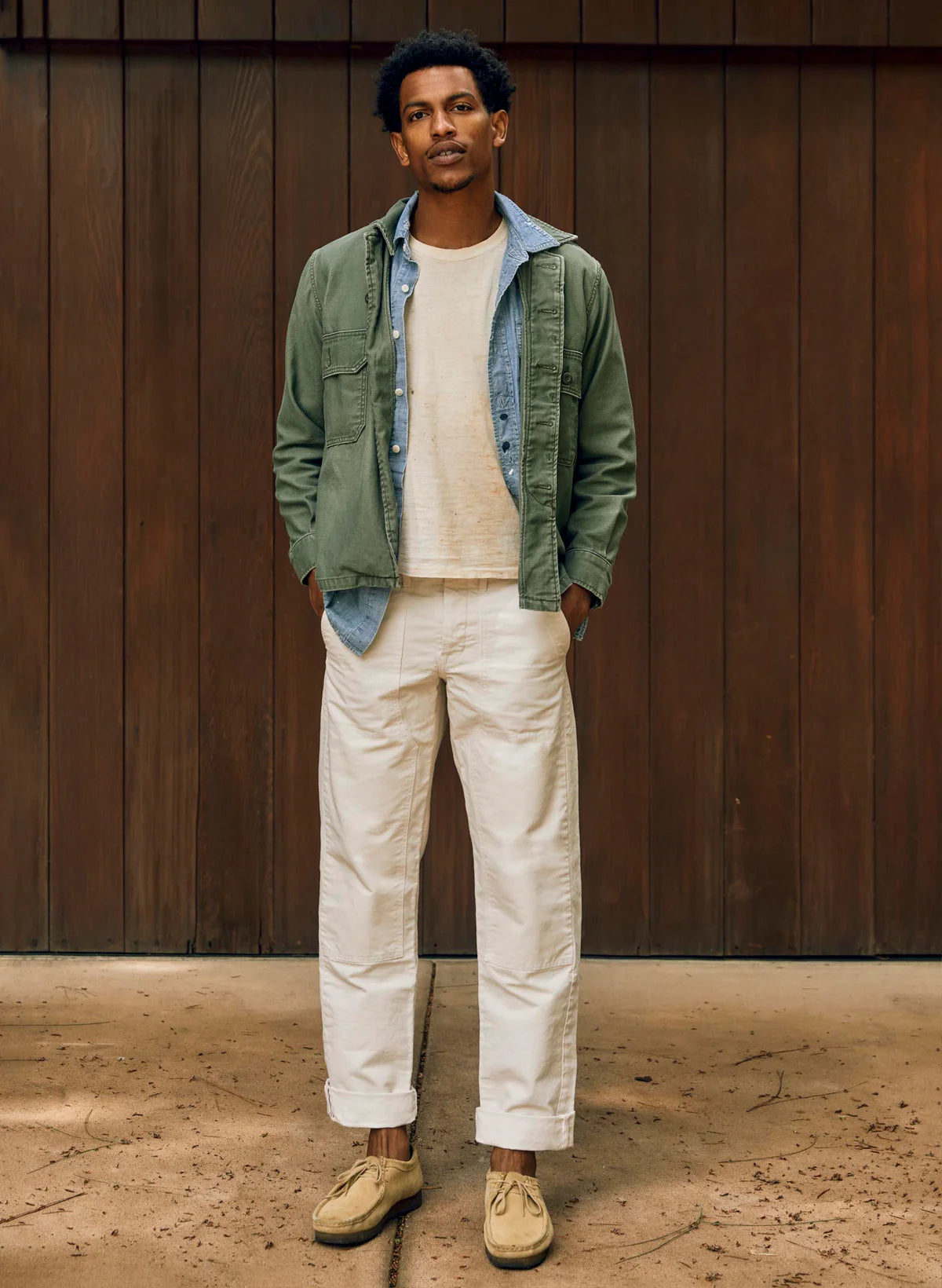 Hencye Canvas Workpant - Natural