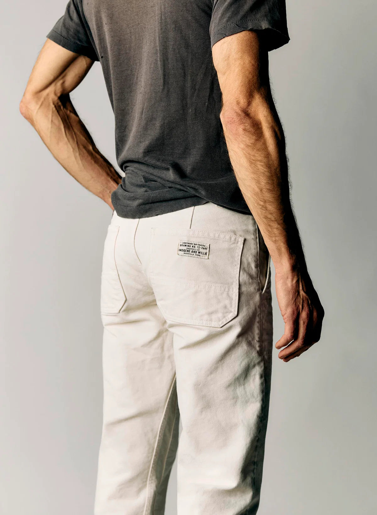 Hencye Canvas Workpant - Natural