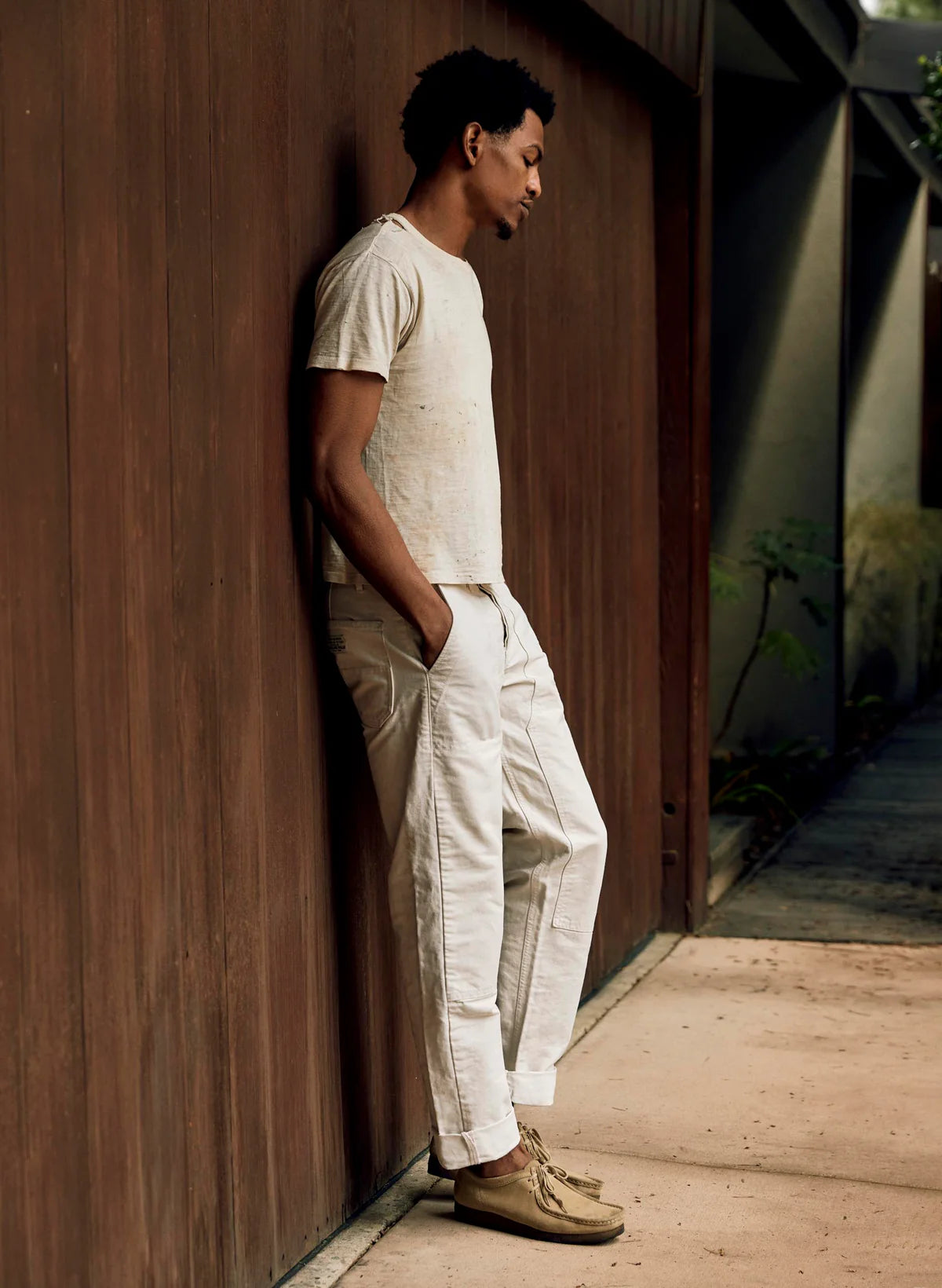 Hencye Canvas Workpant - Natural