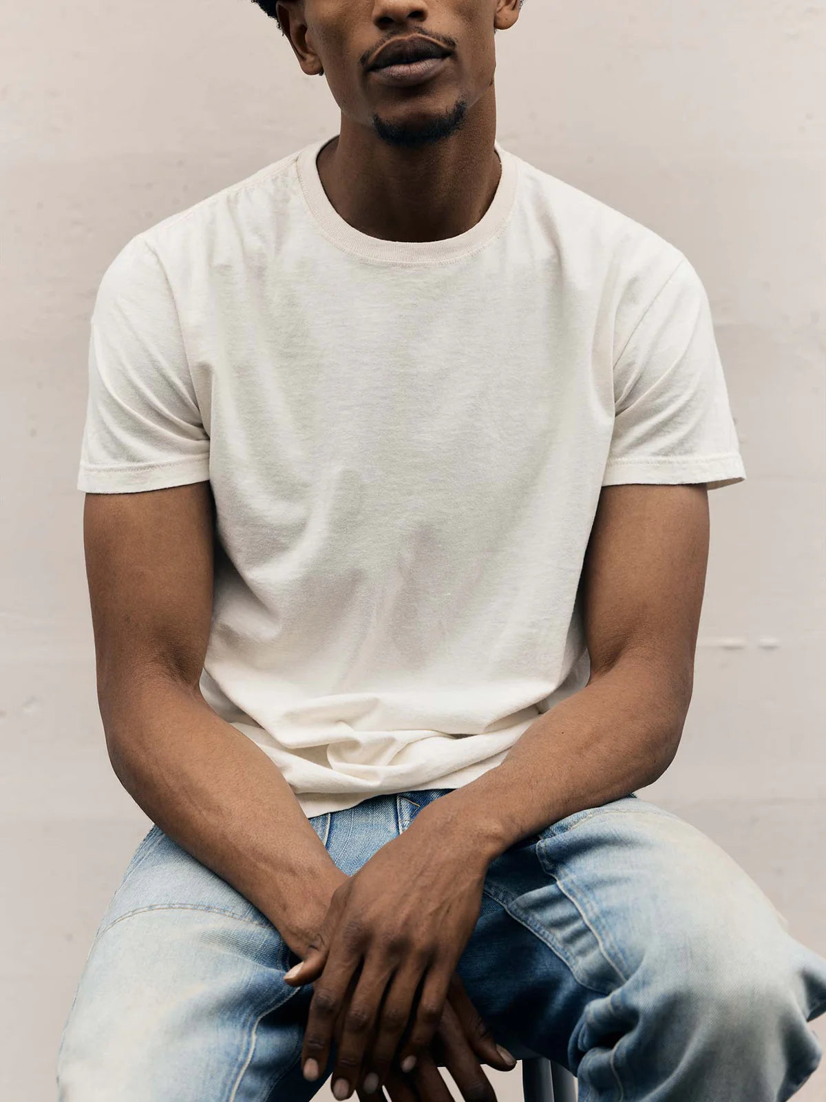 The Cotton Project Tee - Vintage White